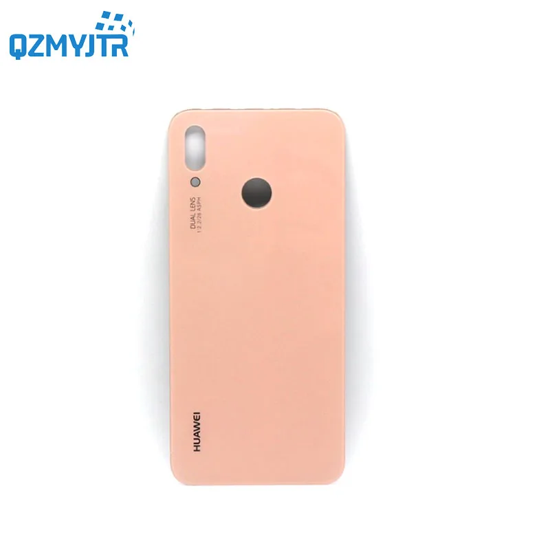 Для huawei P20 Lite стеклянный чехол для задней крышки батареи для huawei Nova 3e запасной чехол для задней двери глянцевый Ремонт частей