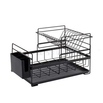 

Kitchen dish rack domestic drain rack storage rack drawer type sink bowl drying rack large drain basket storage rack