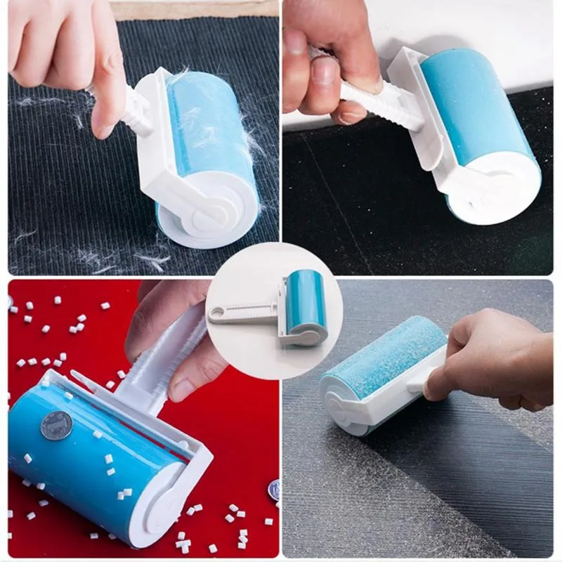 Reusable Lint Remover Washable Silicone Dust Wiper Cat Dog Comb Tool Pet Hair Remover Cleaning Brush Tools Sticky Roller Brush images - 6