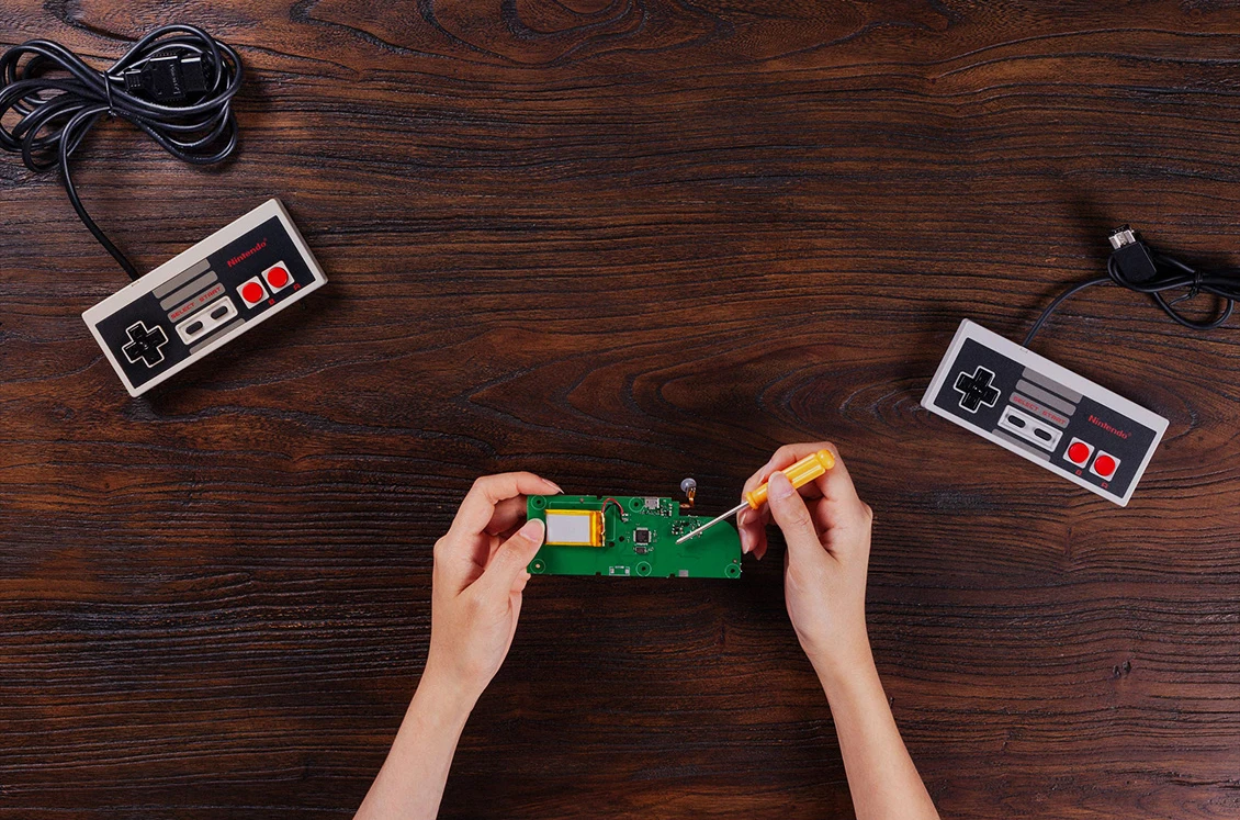 8BitDo Mod Kit for Original NES Bluetooth Gamepad for Original SNES/SFC Controller for Windows Android macOS Switch