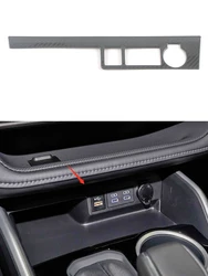 Garniture de panneau d'allume cigare avant, cadre de décoration ABS chromé, accessoires d'intérieur pour Toyota Highlander 2020 2021 2022 