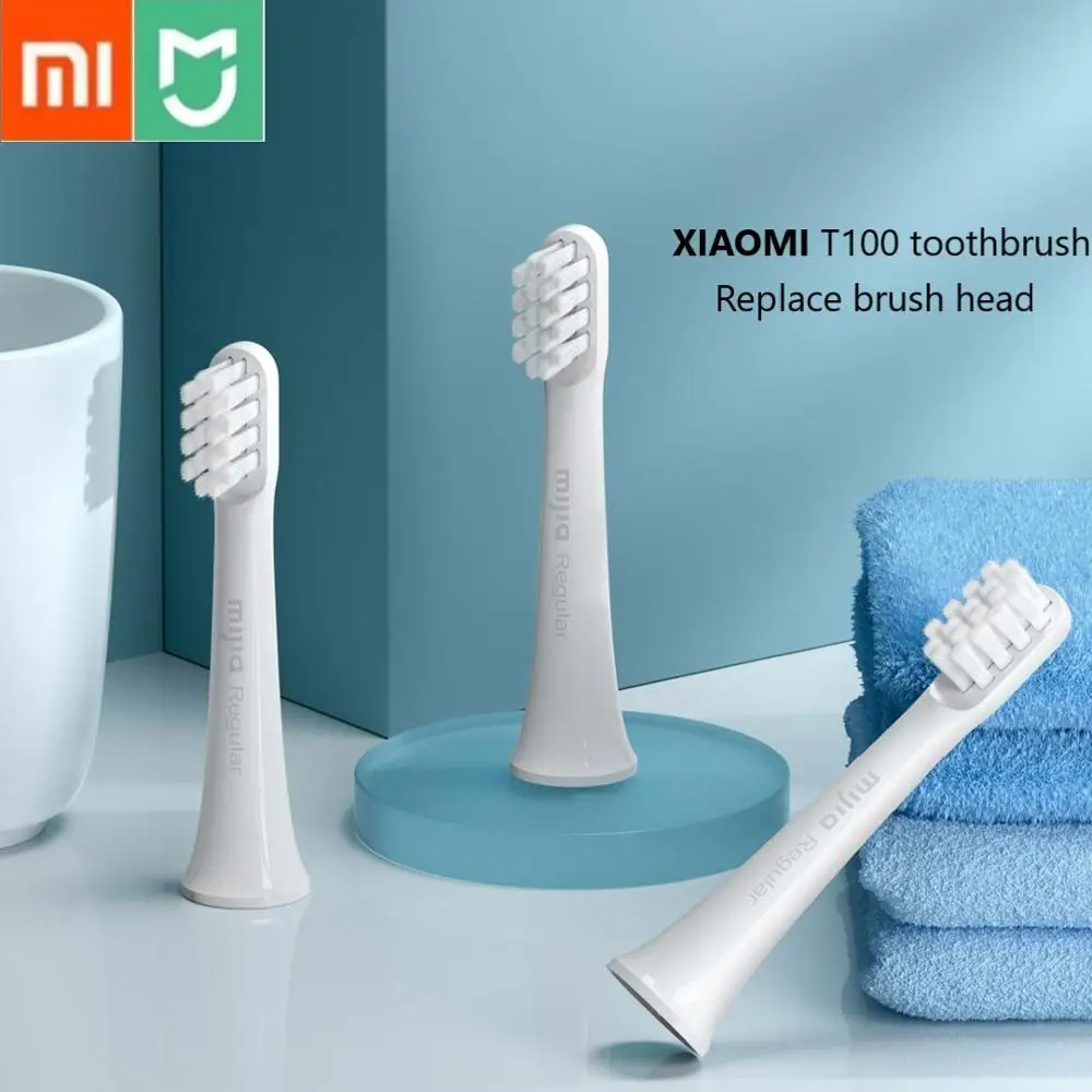 Xiaomi Оригинал T100 зубная щетка замена головки Mijia электрическая Глубокая чистка