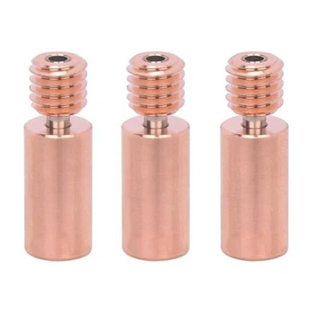 

Bi-Metal Heat Break V6 Throat for V6 PT100 Hotend Prusa I3 MK3 Heater Block 1.75mm 3D Printer Parts Heatbreak