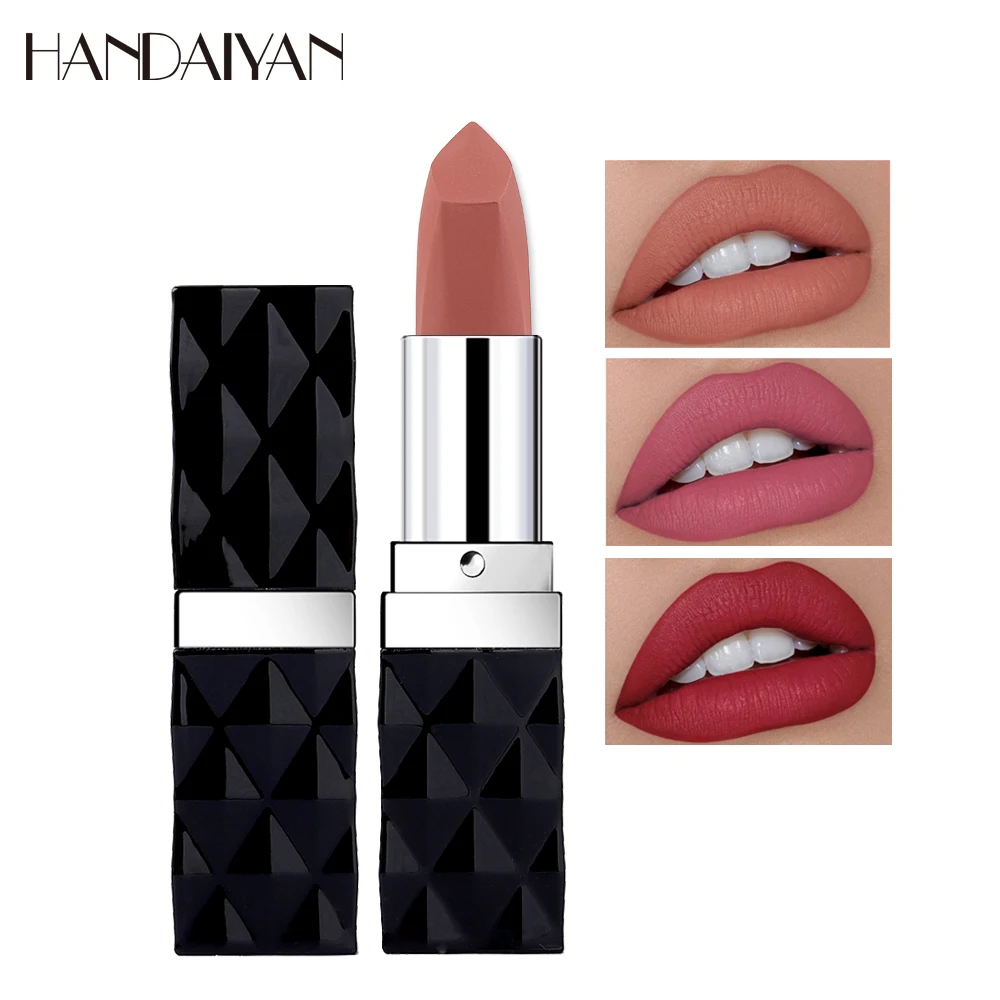 

Waterproof Matte Lipstick Lips Makeup Long Lasting Moisturizer Tint Red Pigment Sexy Rouge a levre Mat Makeup Glitter Lipstick