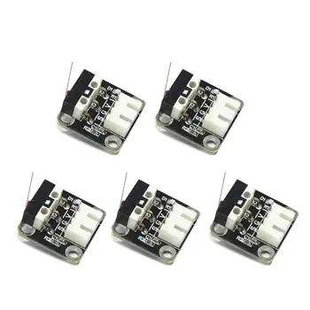 

5Pcs 3D Printer Accessories X/Y/Z Axis End Stop Limit Switch 3Pin N/O N/C Control Easy to Use Micro Switch for CR-10 Series End