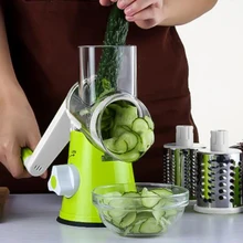  Manual Rotary Vegetable Cutter Cheese Grater Multifunctional Kitchen Tool 