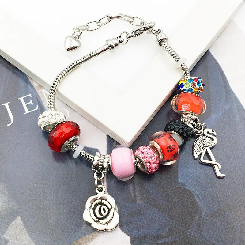 20Pcs New Assorted Color Luxury Rhinestone Large Hole Spacer Fit Pandora Charms Bracelet Hair Beads for Women DIY Jewelry Making 20Pcs New Assorted Color Luxury Rhinestone Large Hole Spacer Fit Pandora Charms Bracelet Hair Beads for Women DIY Jewelry Making