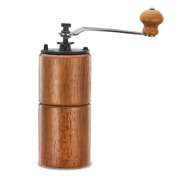 

Solid Wood English Hand-Crank Coffee Machine With Adjustable Thickness Household Hand Coffee Machine Manual Grinder