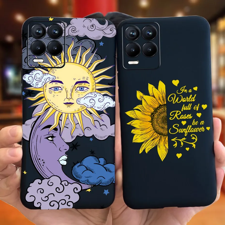 Lavender Sunflower Silicone Luxury Phone Case - Soft TPU Back Cover