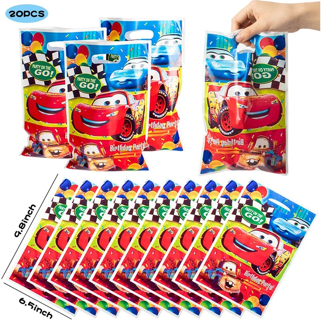 122Pcs Racing Cars Theme Party Supplies Kits Favor Bracelet Mini Car Keychain Sticker All-in-one Pack Parties Supplies for Kids 3