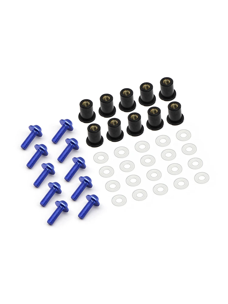 

Motorcycle Accessories Windscreen Bolt Moto Windshield Screw Nut Fastener for Honda Suzuki Yamaha Kawasaki M5 16mm