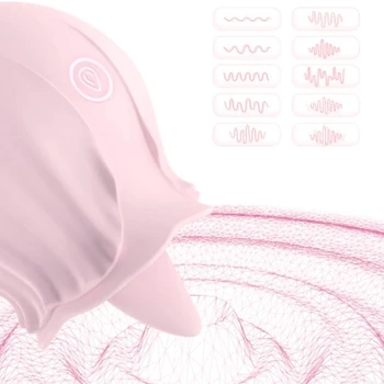 Multispeed Vibrator G Spot Stimulator Clitoral Sucking Brush Licking Rechargeable Massager Adult Sex Toy for Couples Women 5