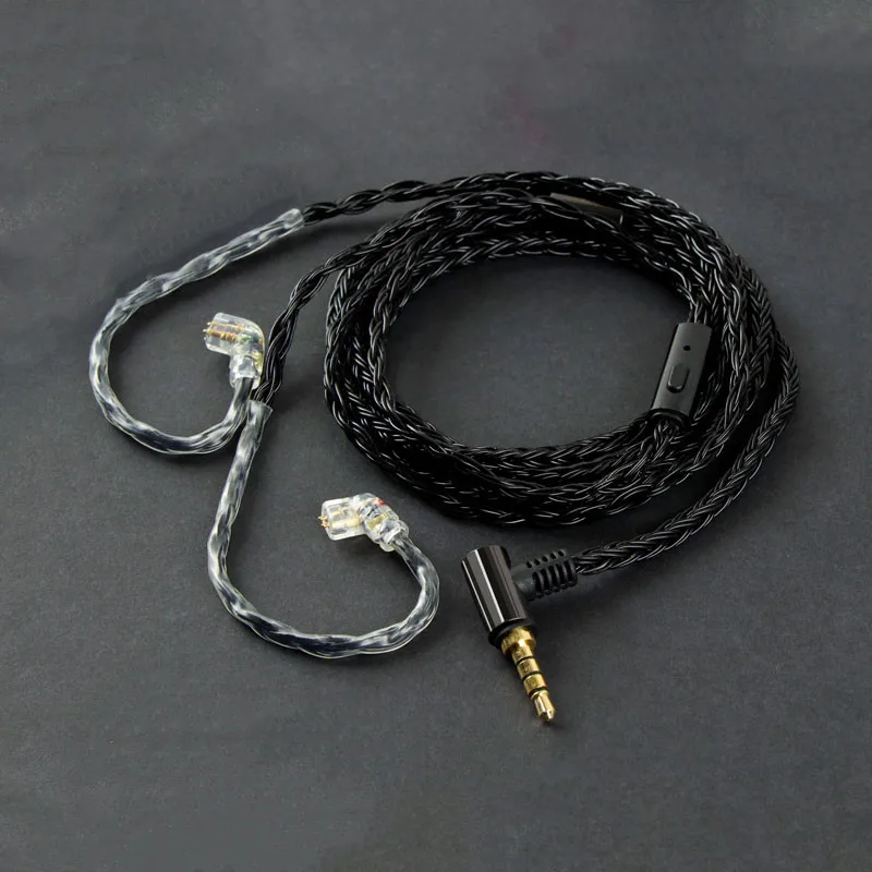 Atualização para Fone de Ouvido Cabo de Alta Fidelidade 480 Núcleos para Shure Mmcx kz Edx Zsn Zs10 Pro Tfz t2 e Blaria Jjc16s-cabo de - Image 2