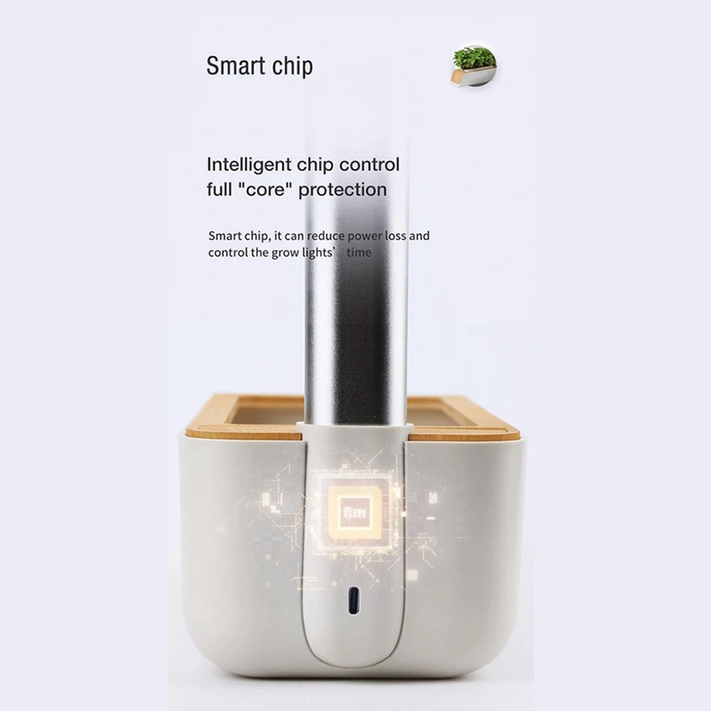 Indoor Herb Garden Starter Kit with Led Grow Light