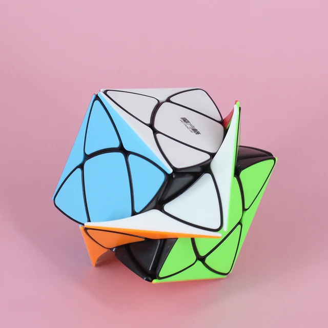 QiYi Super IVY Speed Cube MoFangGe Corner Mastermorphix Cube Triangle Pyramid Magic Cube Gear Shape educational toys Puzzle 5