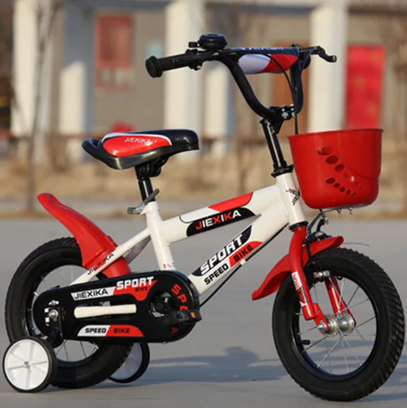 Children's Bicycle 16-Inch High Version Of The Boy And Girl Baby Buggy 6 Years Old Mountain Bike Child Four-Wheel Bike