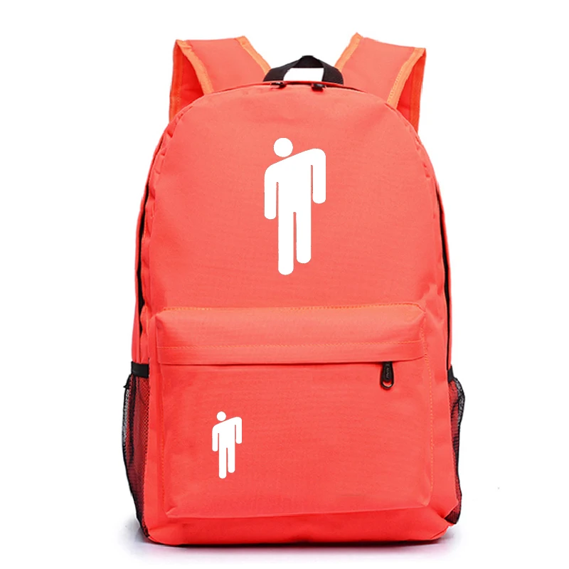 Billie Eilish рюкзаки женские глаза школьные сумки для ноутбука дорожные сумки подростковый рюкзак для ноутбука модная нейлоновая сумка Mochila - Цвет: 4