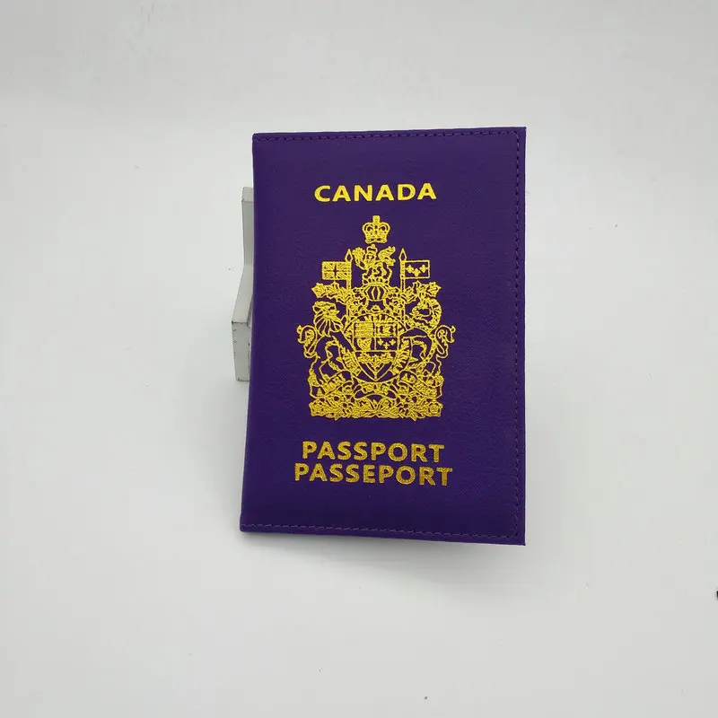 Yuiopmo Porte-passeport Protecteur Portefeuille Carte de visite Couverture souple du passeport en cuir（Multicolore en option）