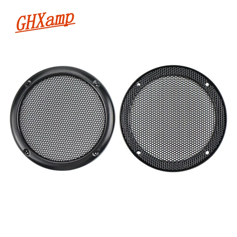 Rejilla para altavoces de coche de 3,5 pulgadas, cubierta de red de carcasa de Metal completa, rejillas de altavoces de Metal de alto grado, 2 uds. - AliExpress Productos electrónicos