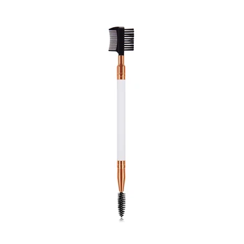

Double Head Makeup Brush Eyelash Eyebrow Nylon Fiber Brush Eyebrow Shaper Cosmetic Multipurpose Beauty Tool Portable New TSLM1