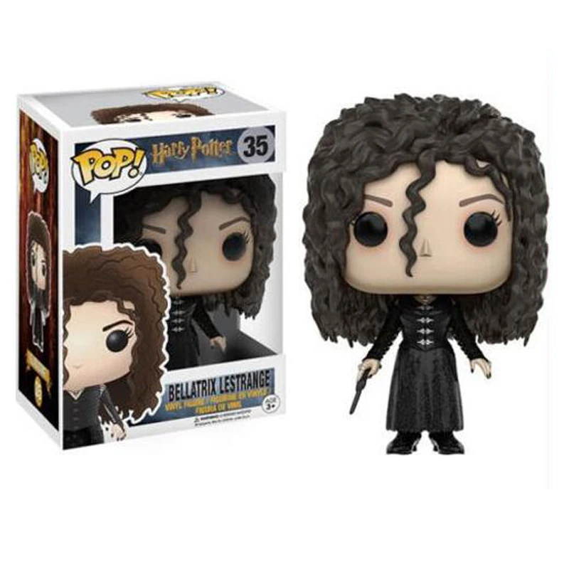 Bella with box Funko Pop Movie Гарри Поттер Гермиона Рон Добби Луна персонажи Дамблдор 10 см Виниловая кукла Фигурка Коллекция Модель игрушки - Цвет: Bella with box