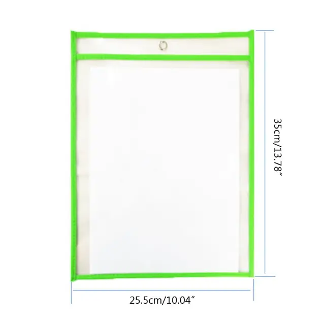 20 Pcs/Set Puzzle Toys Dry Brush Bag Can Be Reused PVC Transparent Drawing Toy 97BE 2