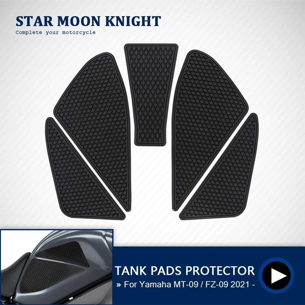 

Side Fuel Tank pad Tank Pads Protector Stickers Decal Gas Knee Grip Traction Pad For Yamaha MT-09 MT 09 MT09 FZ-09 FZ09 FZ 2021-
