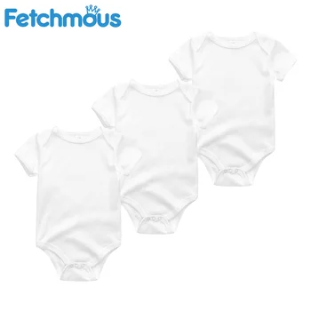 

baby girl clothes White Cotton Short Sleeve O-Neck baby boy clothing roupas de bebe BDS3225
