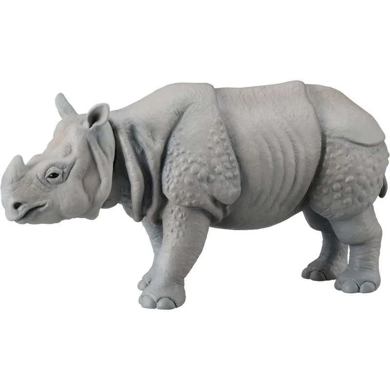 S01 Takara Tomy ANIA Animal Advanture AS 18 дикие индийские носороги 8 см ABS фигурки Детские