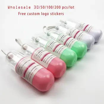 

FOXYFOX Capsule Eyelash Packaging Box Custom lashes Logo Label 3d Mink eyelashes Boxes Faux Cils lash stripe Empty Case
