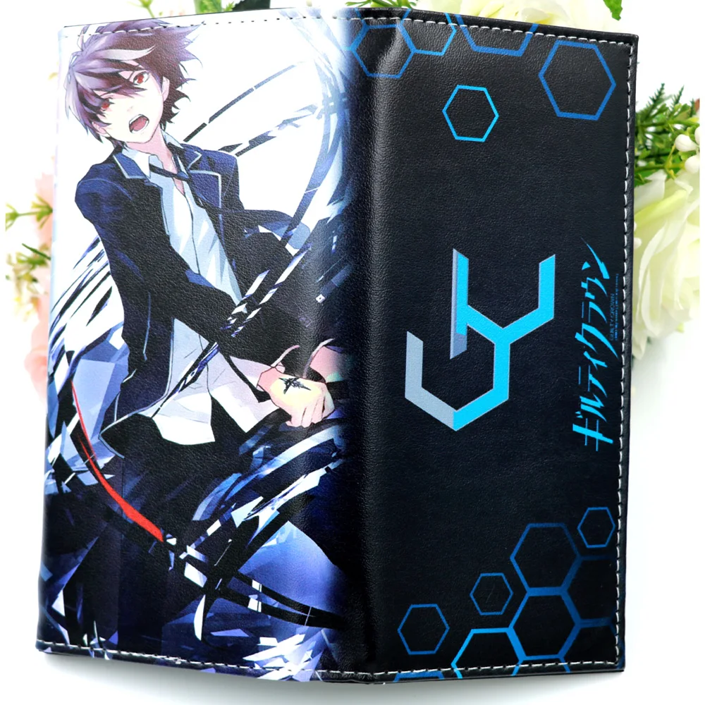 SAO Anime Sword Art Online Long Wallet Kirigaya Kazuto Synthetic Leather Purse - Цвет: Guilty Crown