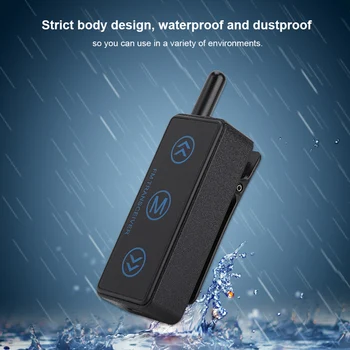 

400-480MHz Two Way Radio Mini Handheld UHF Walkie Talkies With Headset Strict Body Design Waterproof And Dustproof
