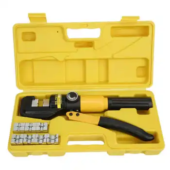 

8 Ton Hydraulic Wire Cable Lug Terminal Crimper Crimping Tool 16 Dies 4-70mm² Hydraulic Wire Professional Hydraulic Battery