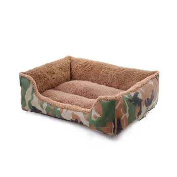 

Pet Dog Bed Military Style Camouflage Kennel Washable House Warm Mat Soft Pets Sleeping Cushion For Small Medium Large Dogs Cats