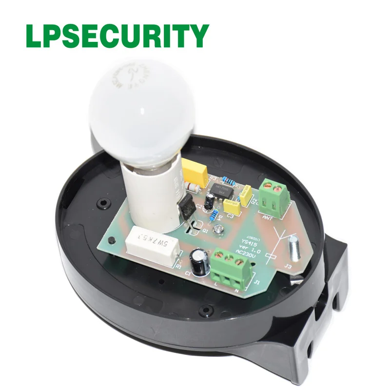 220VAC Bulb flashing alarm lamp light blinker strobe for automatic swing sliding garage gate opener(no sound) emergency warning lamp