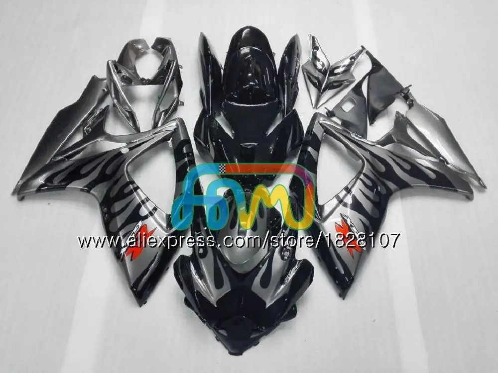 No. 7 Лидер продаж перламутровый синий+ майка K6 для SUZUKI GSXR 750 600 600CC 750CC GSX-R750 95BS. 1 GSXR750 GSXR-600 K6 GSXR600 06 07 2006 2007 обтекатели - Цвет: No. 7
