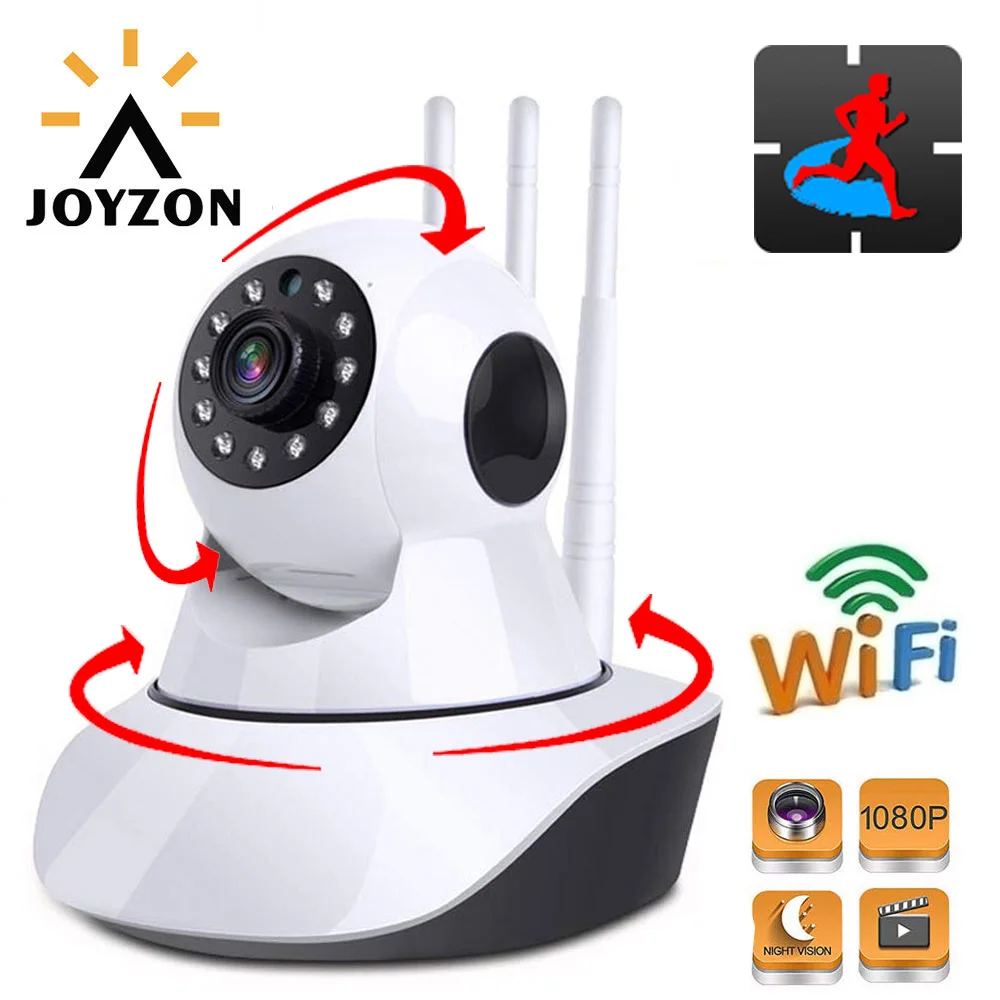 Беспроводная домашняя камера видеонаблюдения 1080P IP Wifi ночное видение радионяня