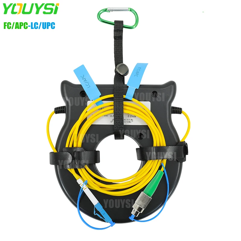 LC/UPC-FC/APC OTDR волоконный пусковой кабель коробка 150 м/300 м/500 м/1 км SM 9/1310 мкм