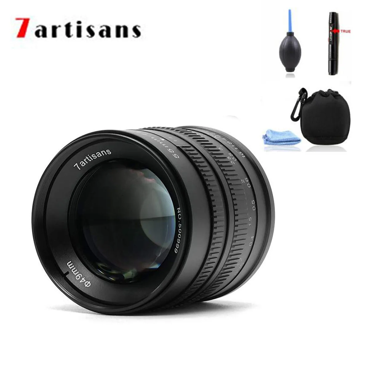 

7artisans APS-C 55mm F1.4 Manual Fixed Lens for Fuji X Mount Cameras X-A1 X-A10 X-A3 X-at X-M1 XM2 X-T1 X-T10 X-T2 X-T20 X-Pro1
