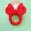 1pcs Silicone Teether Cartoon Mouse Head Animal Food Grade Silicone Teething Toys For Teeth Tiny Rod Baby Teether Gifeg 3