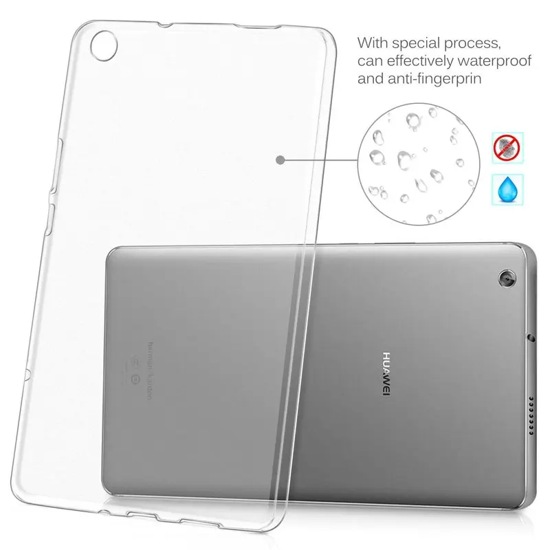 Новый мягкий прозрачный чехол для Huawei Mediapad M5 8 4 дюймов Кристальный ультратонкий