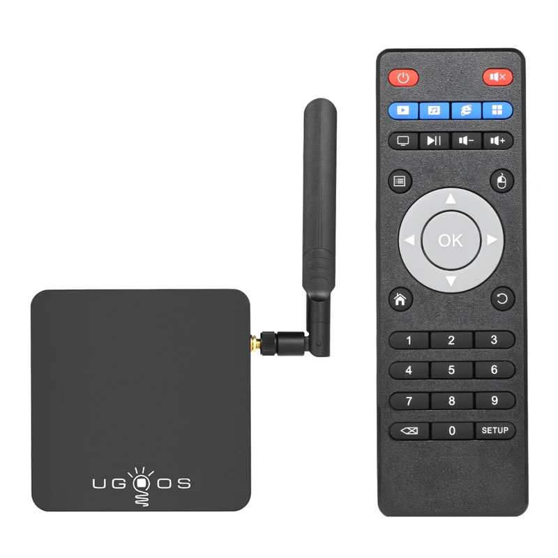 AM3 TV Box UGOOS AM3 AM6 Android 7,1 ТВ приставка Amlogic S912 VP9 H.265 UHD 4K HDR 2 GB/16 GB 2,4G и 5G WiFi 1000M LAN DLNA Miracast HD медиаплеер - Цвет: AM3 TV Box