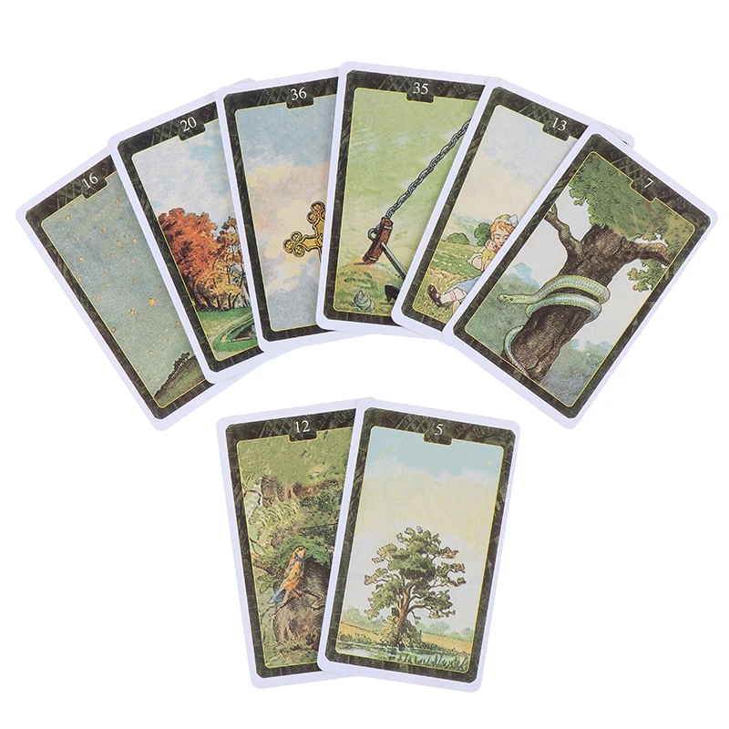 Lenormand настольная прочная игра с картами для гадания женщин руководством на