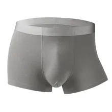 Men Panties Antibacterial Crotch Man Underwear Boxers Seamless One Piece Cotton Boxer Shorts Elastic Soft Male Underpatns Cueca