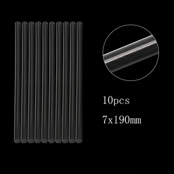 

Translucent Hot-melt Glue Sticks for Electric Glue Gun Craft Album Repair Rod Home Tools10Pcs 7*190mm Black
