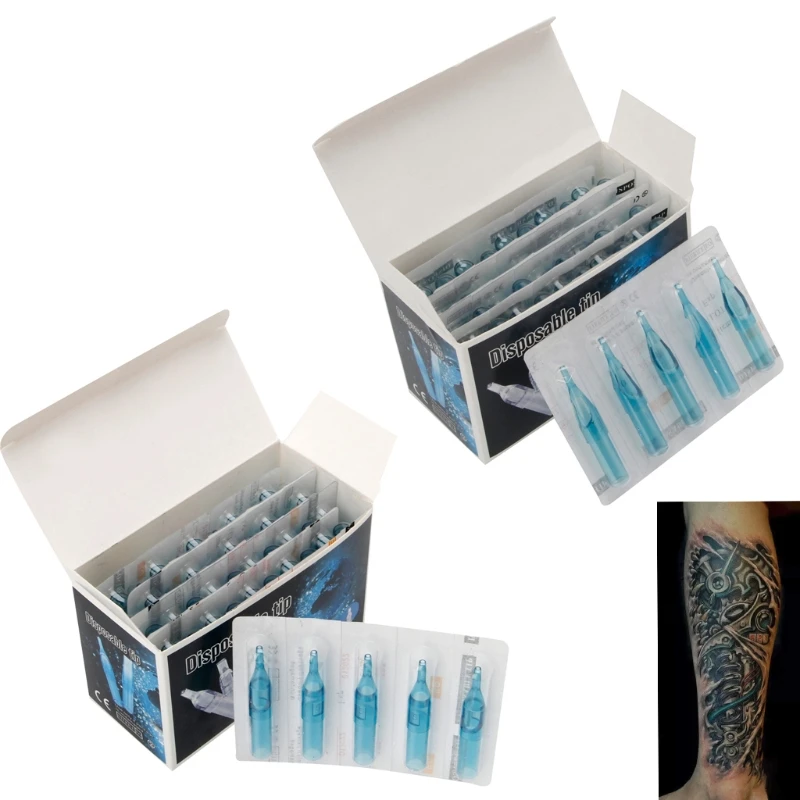 50 шт. одноразовые насадки для татуировки|tattoo nozzle|tattoo disposable tiptip for tattoo needles |