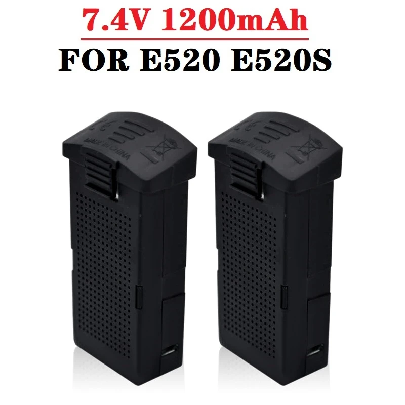 2 шт./компл. оригинальный 7 4 в 1200 мАч 25c LiPo Батарея для RC E520 E520S Радиоуправляемый