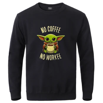 

Mens Fleece Star Wars Baby Yoda Streetwear Hoodies Pullover This is The Way Mandalorian Sweatshirts 2020 Male Brand Casual Tops
