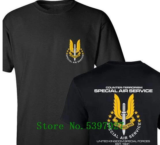 Sas Special Air service британская армия Великобритания спецназ Снайпер Мужская футболка с