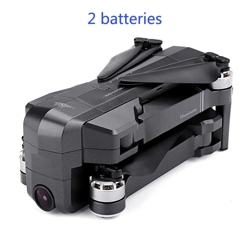 SJRC F11 PRO gps 5G Wifi 500m FPV с 2K широкоугольной камерой жеста фото бесщеточный складной Радиоуправляемый Дрон Квадрокоптер RTF - Цвет: 2 battery